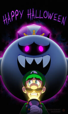King Boo and Luigi - Luigi's Mansion King Boo and Luigi - Luigi's Mansion