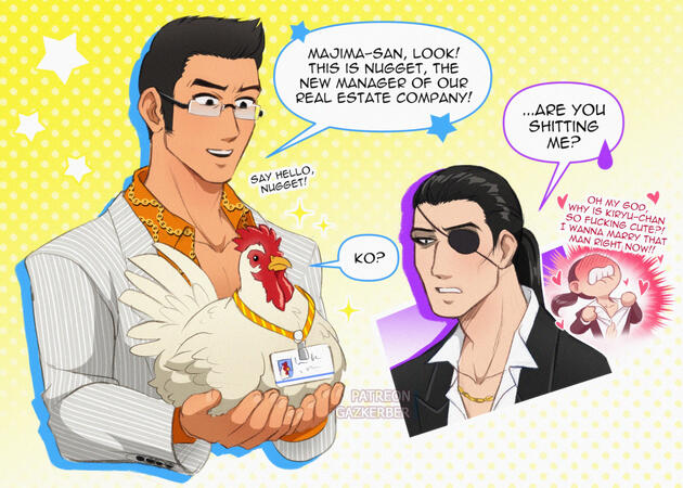 Kiryu and Majima - Like a Dragon Kiryu and Majima - Like a Dragon
